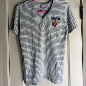 Vintage Henley Tigger Untamed Striped Tee